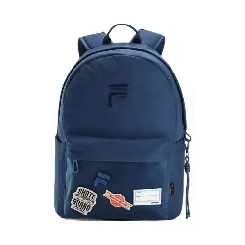 FILA FUSION Fabric Backpack Regular Unisex Dark Gray Blue