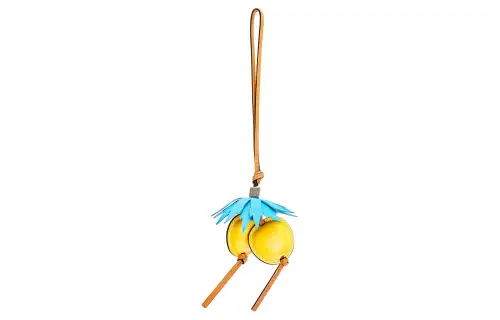 LOEWE Cow Leather Bag Accessory Women's Blue & Yellow