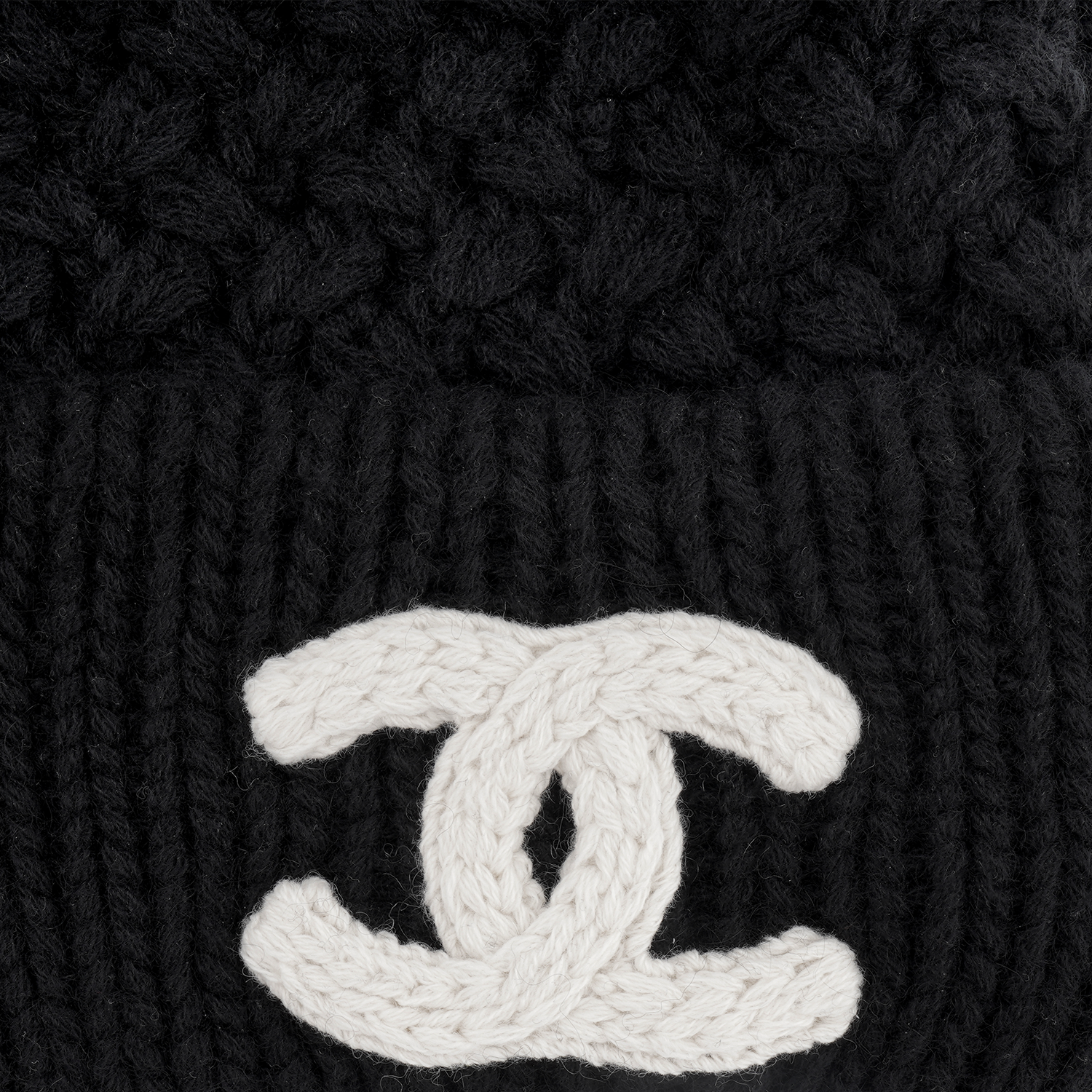 Шапка Chanel (черная) — фото 3