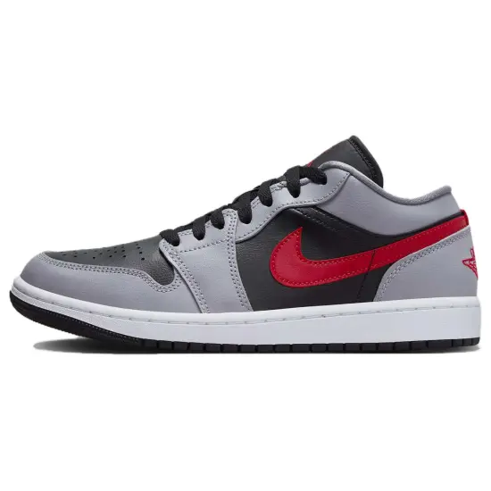 Jordan 1 Low Cement Fire Red Women's