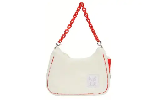 Li Ning China Culture Collection Fabric Crossbody Bag, Shoulder Bag Women's White