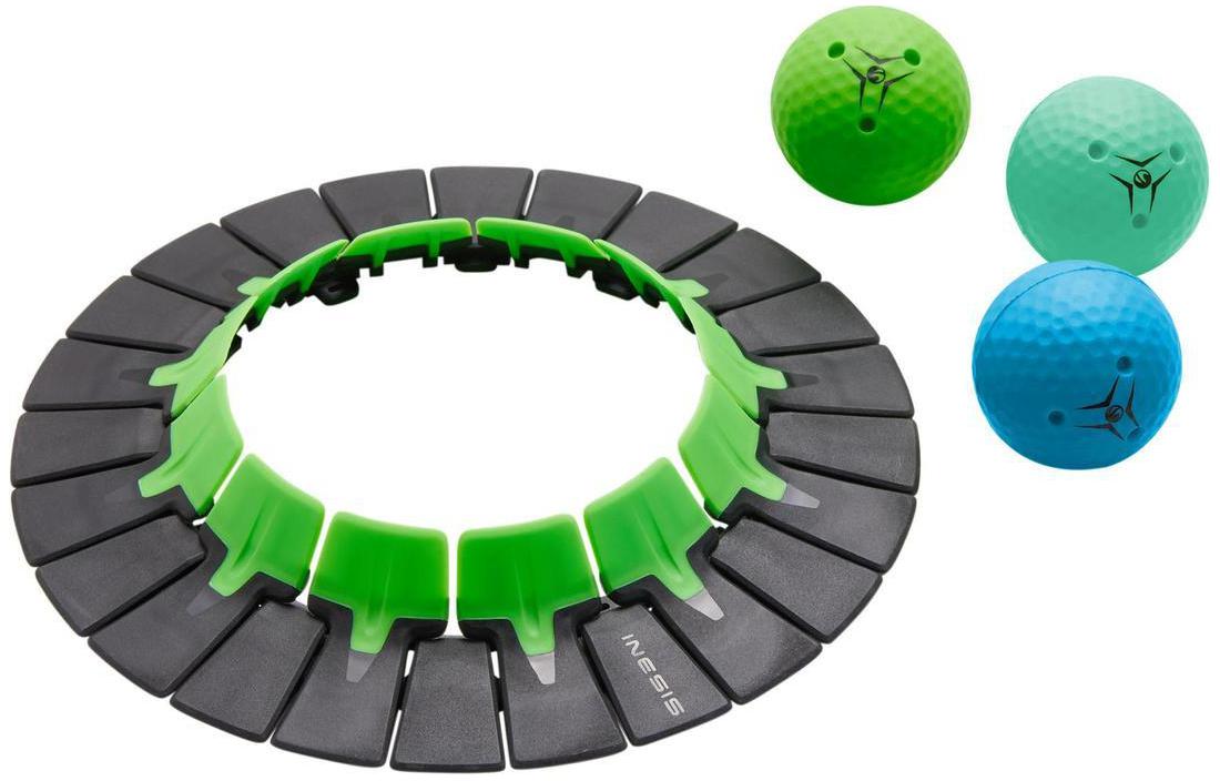 Decathlon DECATHLON durable green hole cup recycled polypropylene outdoor general purpose ball size 4.3cm, hole size 19cm suitable for indoor use