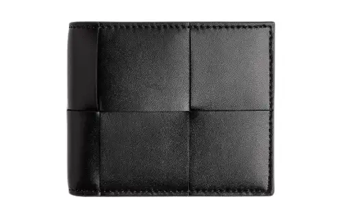 Bottega Veneta Calfskin Wallet Men's Black