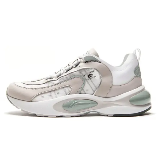LINING V8 Running Shoes Men Low-Top Bellflower Grey