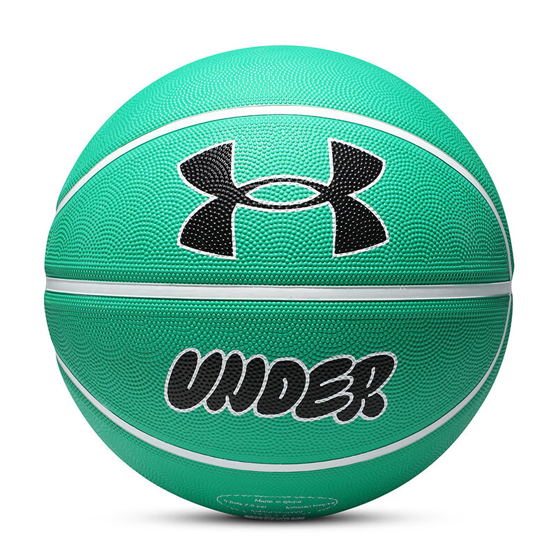 Under Armour Rubber Basketball Abrasion Resistant Tiffany Green Size 7 Ball Training Unisex