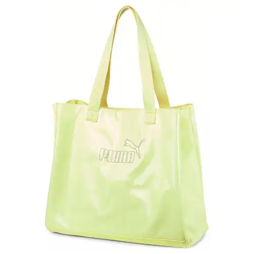 PUMA Pu Tote Bag, Shopping Bag, Shoulder Bag Regular Women's Bright Yellow