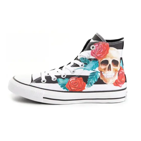 Converse Chuck Taylor All Star High 'Skull Roses'