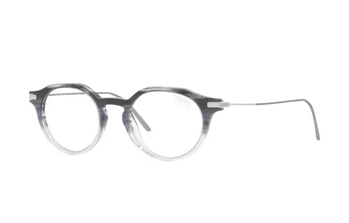 PRADA Acetate Irregular Shape Eyeglass Frames Men's Tortoiseshell