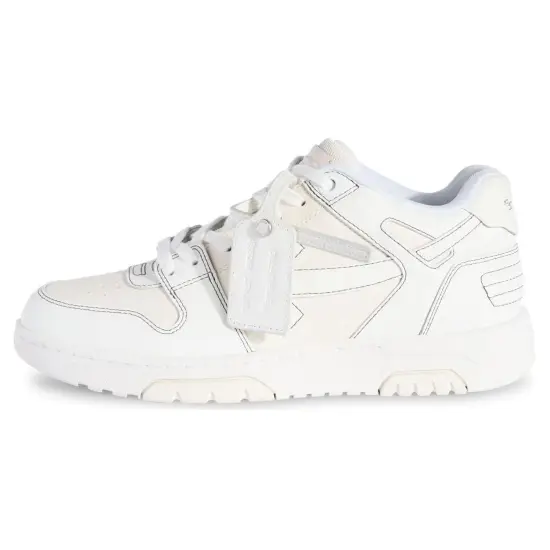 OFF-WHITE Out Of Office OOO Low Tops Cream White