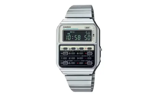 CASIO Unisex Black Watch CA-500WE-7BJF