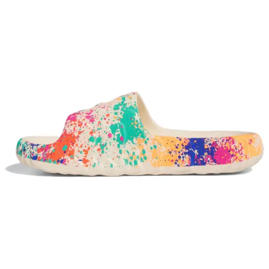 Adidas Originals Adilette 22 Slides Sand Strata Semi Solar Yellow