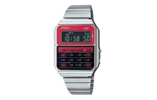 CASIO Unisex Red Watch CA-500WE-4BJF