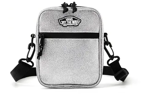 Vans ABS Crossbody Bag, Shoulder Bag Unisex Silver