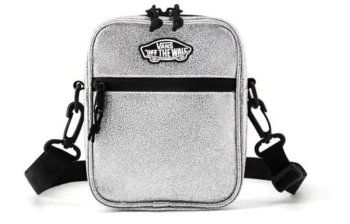 Vans ABS Crossbody Bag, Shoulder Bag Unisex Silver