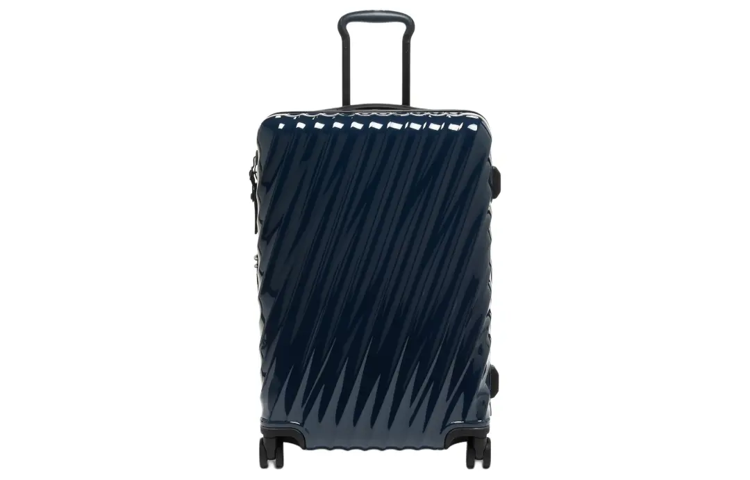 TUMI 19 Degree Recycled Polycarbonate Luggage Suitcase For Air Travel 24 Inch Unisex Marine Blue
