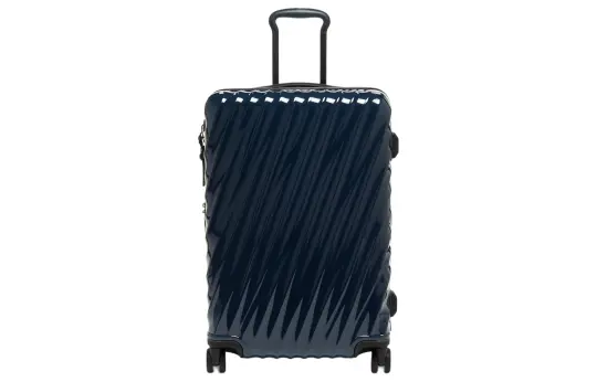 TUMI 19 Degree Recycled Polycarbonate Luggage Suitcase For Air Travel 24 Inch Unisex Marine Blue