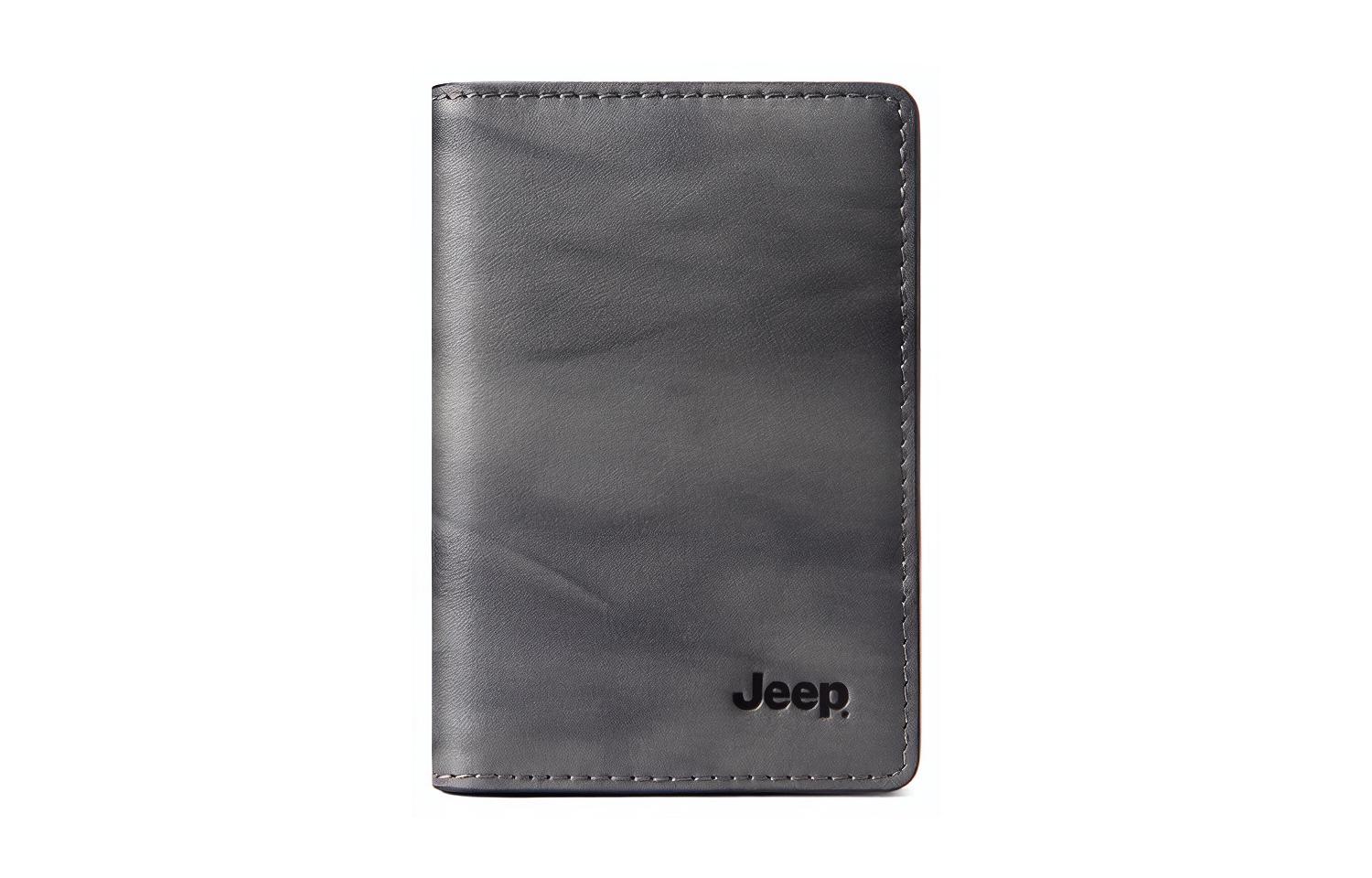 Мужской кошелек Jeep (серые тона) — фото 2