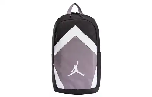 Jordan Polyester Backpack Unisex Black/Gray/White