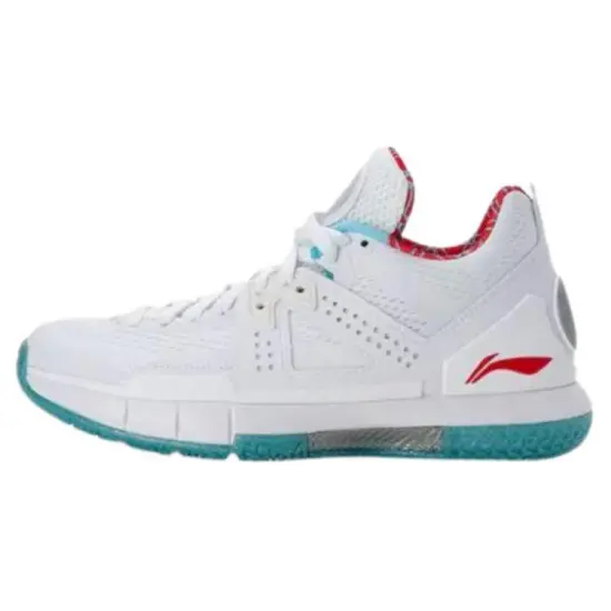 LiNing Way Of Wade 5 Low Top Basketball Shoes Men's White Blue