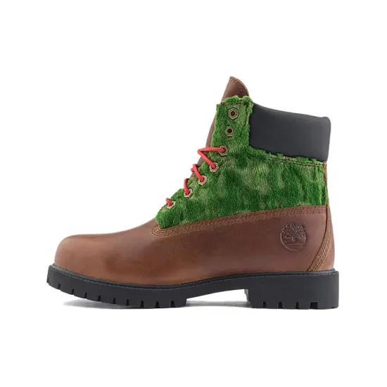 Timberland Heritage Black Pioneers 6 Inch Waterproof Boots 'Medium Brown Full Grain'