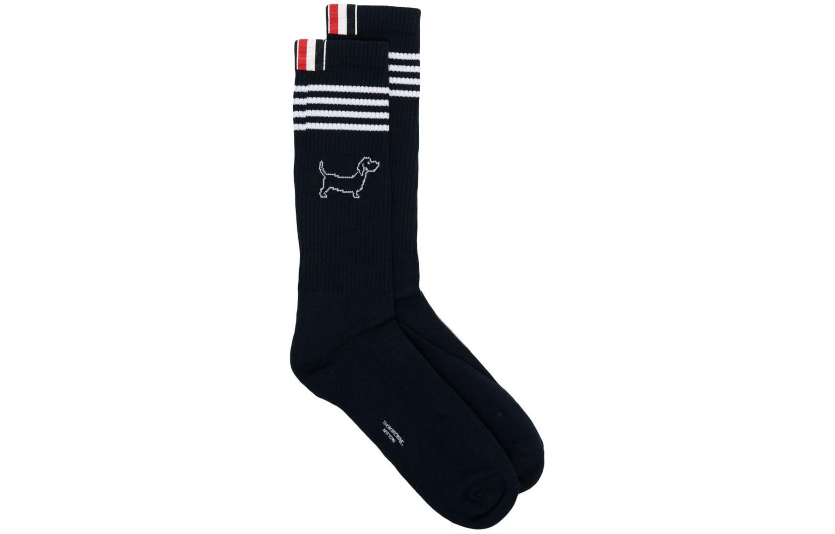 THOM BROWNE Hector Athletic Ribbed Socks