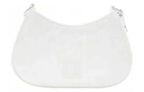 Li Ning Synthetic Leather Crossbody Bag, Shoulder Bag Regular Unisex White