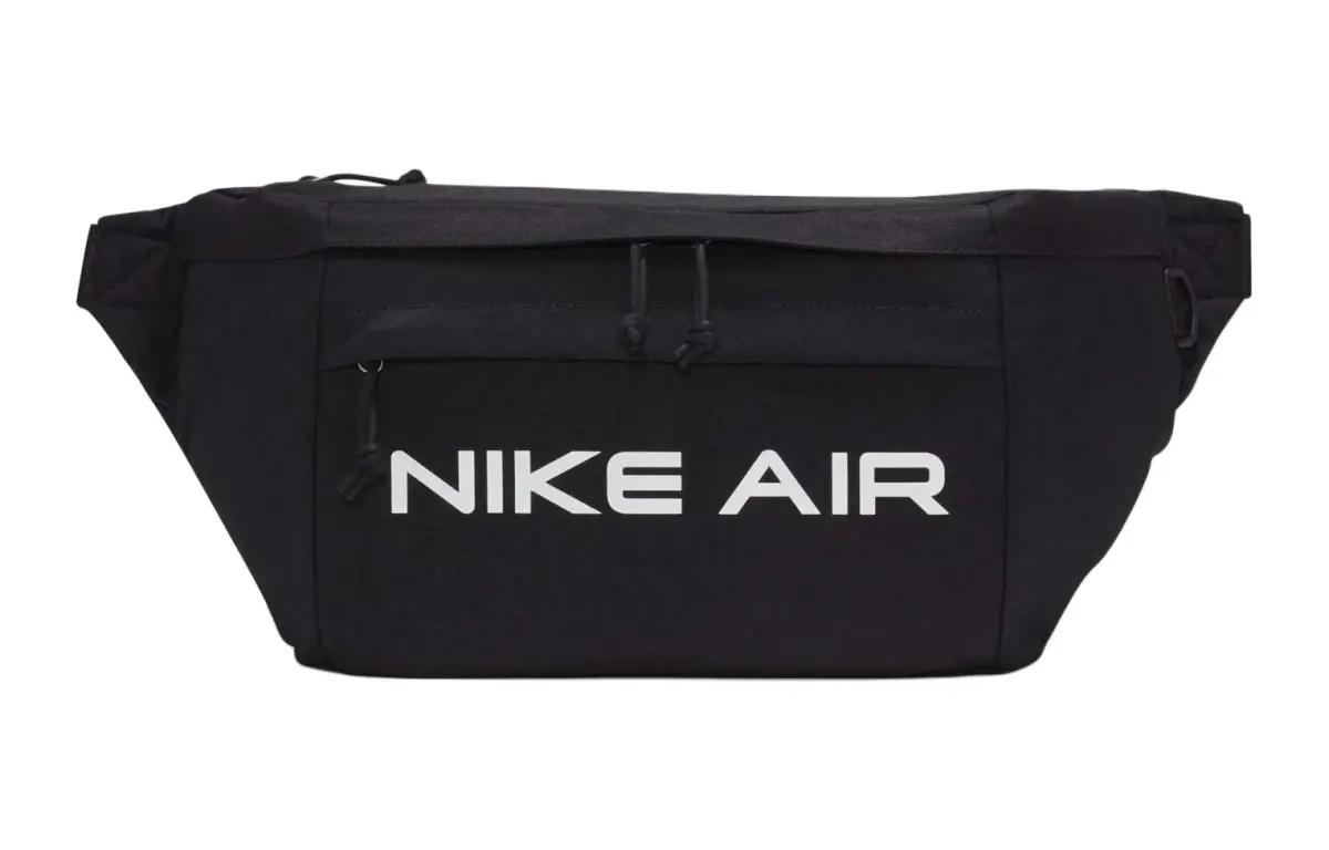 Nike Polyester Crossbody Bag, Shoulder Bag, Fanny Pack Regular Unisex Black