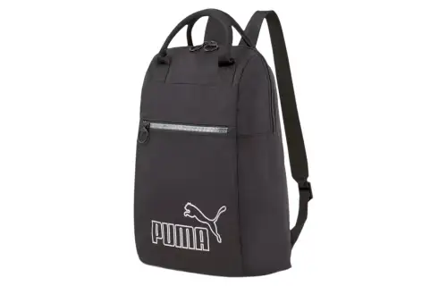 PUMA Jacquard Fabric Backpack Regular Women's Mountain Lion Black