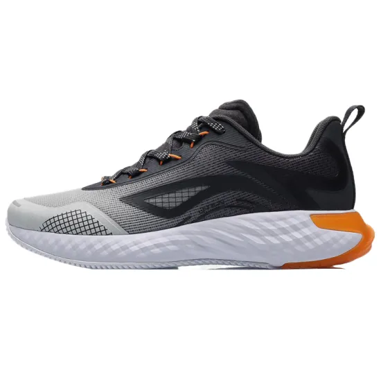 LINING Cloud Collection Running Shoes Men Low-Top Gray Black