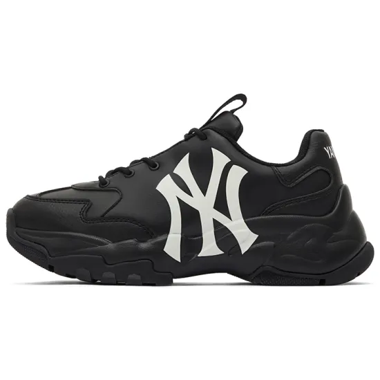 MLB Big Ball Chunky Chunky Sneakers Unisex Low-Top Black White