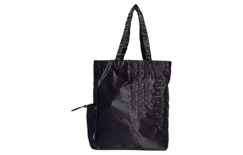 Adidas Originals Polyamide Tote Bag, Shopping Bag, One Shoulder Handbag Regular Unisex Black