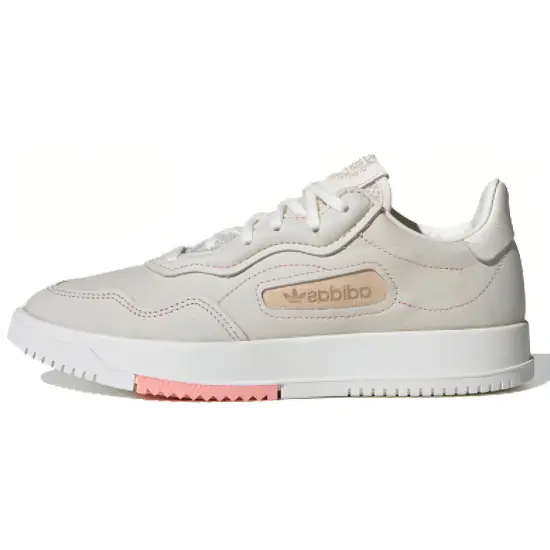 Adidas Originals Premiere Skateboarding Shoes Women's Low-top White/brown/pink