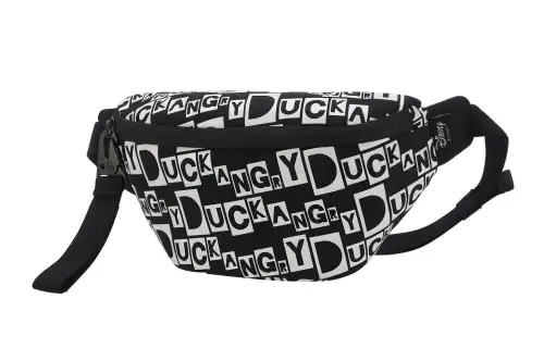 Li Ning Disney, Collaboration All Over Print Polyester Fanny Pack Regular Unisex Black White