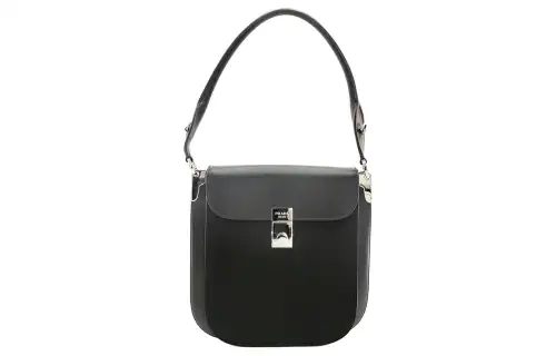 PRADA Leather Handbag Women's Black