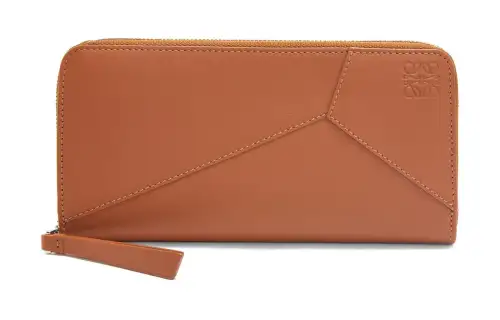 LOEWE Calfskin Wallet Women's Tan