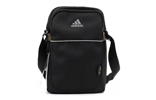 Adidas Polyester Crossbody Bag Regular Unisex Black