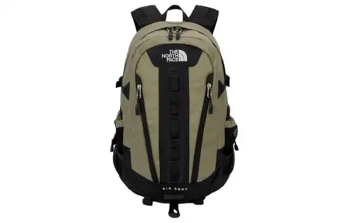 THE NORTH FACE 30L Backpack Outdoor Bag Polyester Green & Black Unisex