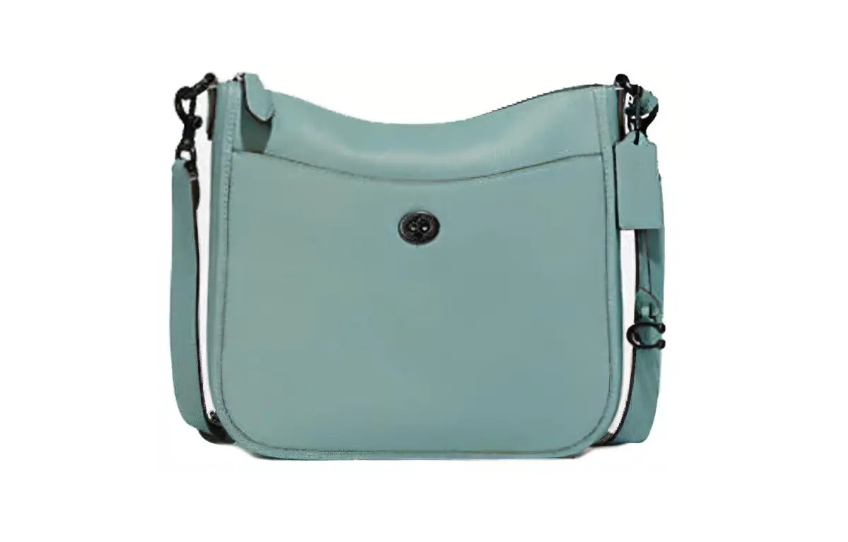 COACH Chaise Leather Crossbody Bag, Shoulder Bag Large Women's Mint Green
