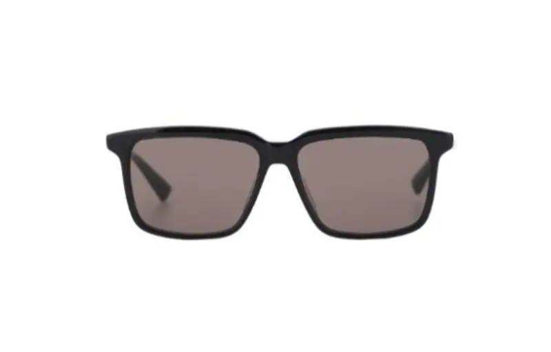 Bottega Veneta Irregular Shape Sunglasses Women's Black