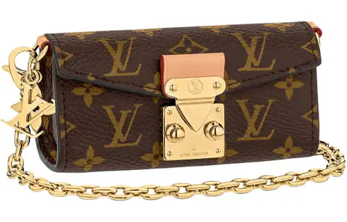 LOUIS VUITTON Cruiser Monogram Canvas Shoulder Bag Women's Brown