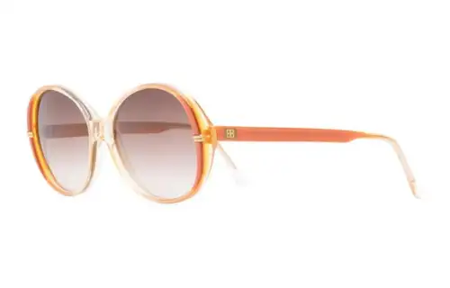 Balenciaga 1980s round-frame sunglasses