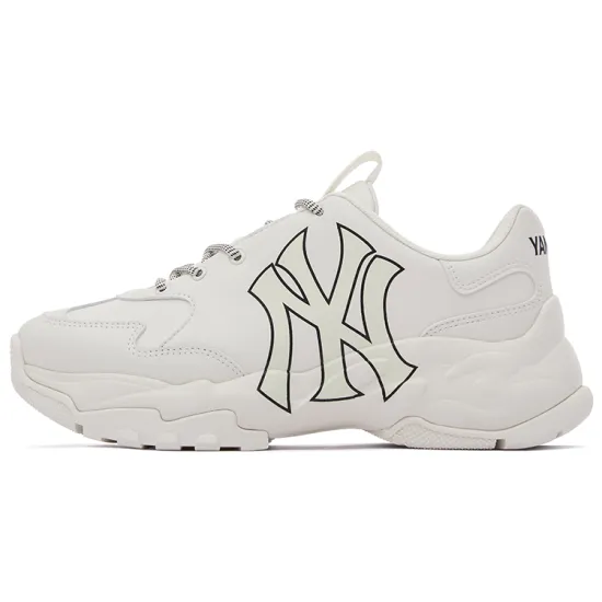 MLB Big Ball Chunky Low Top Chunky Sneakers Unisex Ivory White
