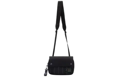Li Ning Badfive Polyester Shoulder Bag, Crossbody Bag Regular Unisex Black
