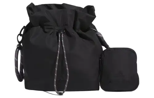 Adidas Polyester Fabric Handbag, Shoulder Bag Women's Black