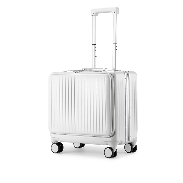 PAUL FRANK ABS+PC Luggage Suitcase Lockable Suitcase Luggage 18 Inch Unisex Black/White