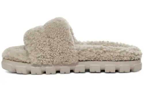 UGG Cozetta Furry Curly Home Slippers Women's Goat Brown