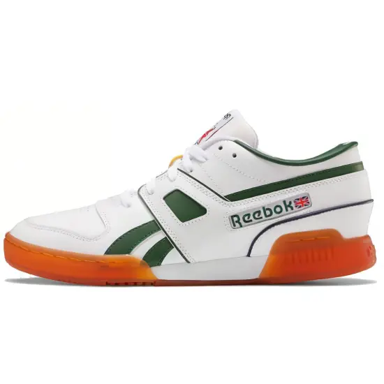 Reebok Workout Skateboarding Shoes Unisex Low-top White/Green