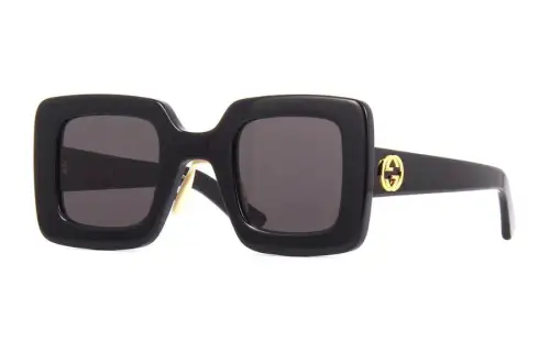 GUCCI Fashion Irregular Shape Sunglasses Men's Black
