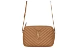 SAINT LAURENT LOU Cow Leather Camera Bag, Crossbody Bag, Shoulder Bag Women's Cinnamon
