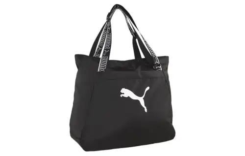 PUMA Fabric Tote Bag, Shopping Bag, Shoulder Bag, Handbag Women's Black
